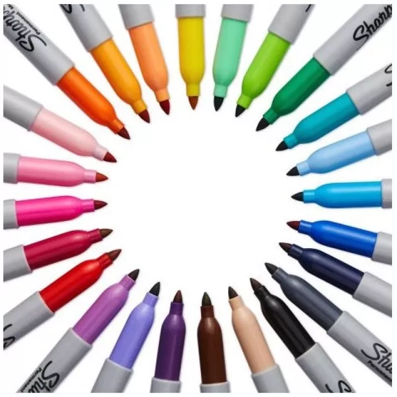 Sharpie Feinmarker 24 Stk. Feine Spitze Mehrfarbig