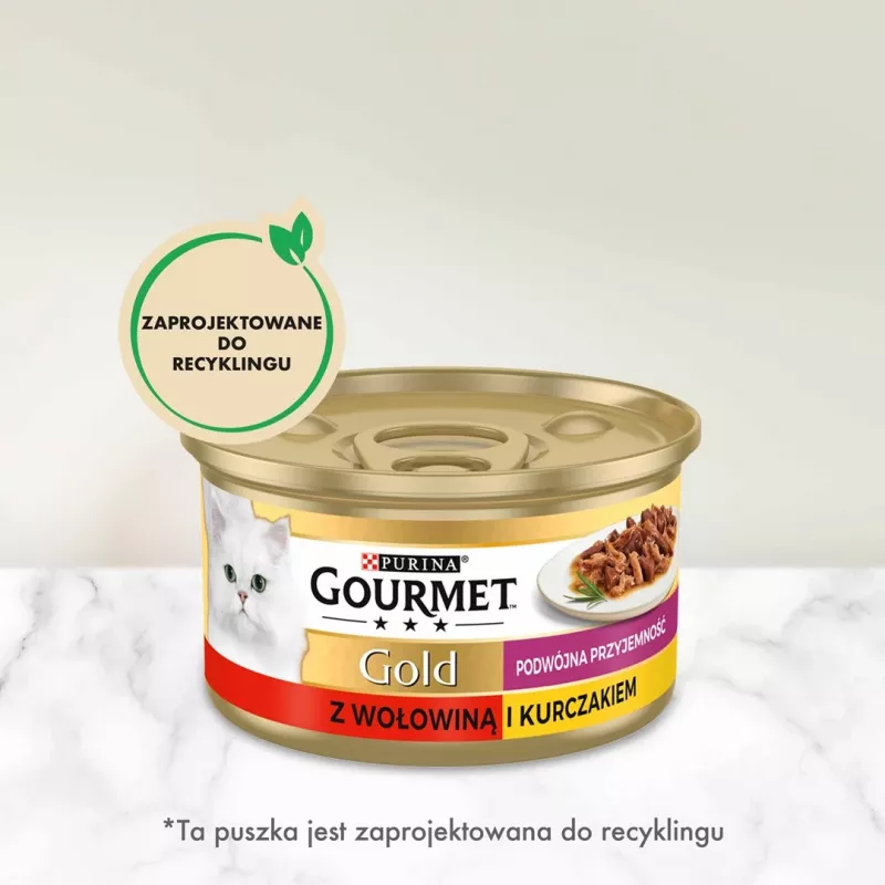 Gourmet Gold - Mix aus Rind und Huhn 85g