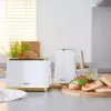Toaster Petra PT5032WVDE 2-Scheiben, kompakter elektrischer 2-Schlitz-Toaster