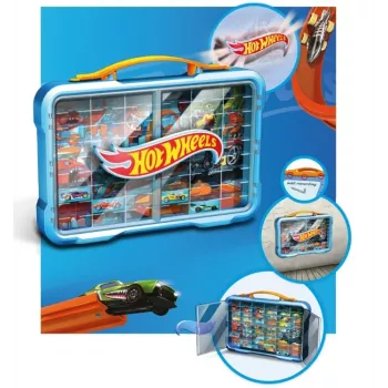 Hot Wheels Aufbewahrungskoffer mit leuchtendem Logo