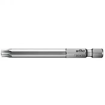 Schraubendrehereinsatz Torx T30 Wiha 33926, gehärteter Chrom-Vanadium-Stahl, E 6.3, 1 Stück