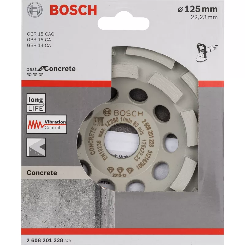Schleifscheibe Bosch Best for Concrete Diamantschleiftopf