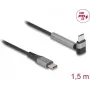 USB-Kabel DeLOCK 81172 1,5 m USB-C Schwarz Grau USB 2.0