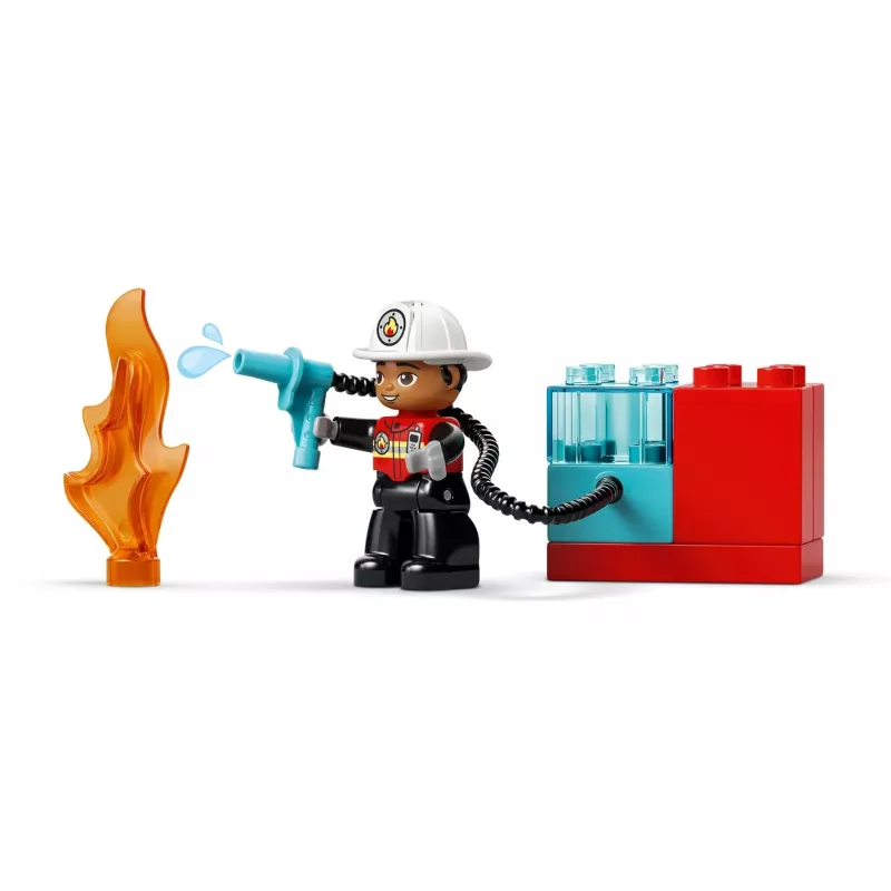 LEGO DUPLO 10473 Feuerwehrauto mit Schlauch und Feuerwehrmann