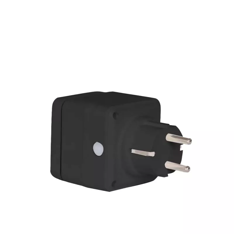 Intelligente Steckdose Denver PLO-108 Schwarz Außenbereich IP44 Kabelgebunden Kabellos
