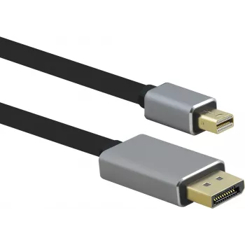Mini DisplayPort auf DisplayPort Kabel helos 288473, 8K, DisplayPort 2.0, 2.0 m, schwarz