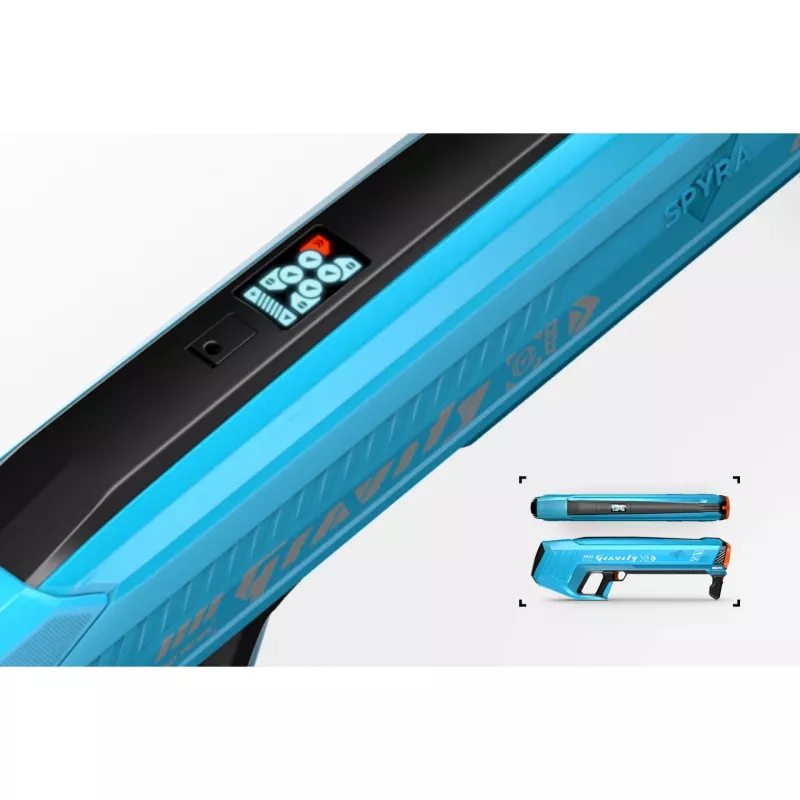 Gravity, Wasserbombenwerfer Blau