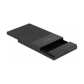 HDD/SSD-Gehäuse DeLOCK 42011 Schwarz 2,5 Zoll SATA III 5 Gbit/s