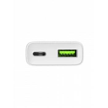 Netzteil NATEC Ribera NUC-2376 — 1× USB-A, 1× USB-C, 3 A Ausgang