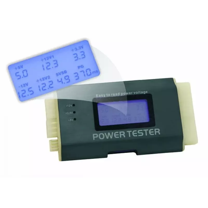 Netzteil-Tester DeLOCK 18159 Schwarz/Weiß