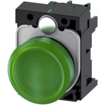 Siemens Meldeleuchte Flach Grün 24 V/AC, 24 V/DC SIRIUS ACT 3SU1102-6AA40-1AA0 1 Stück (3SU1102-6AA40-1AA0)