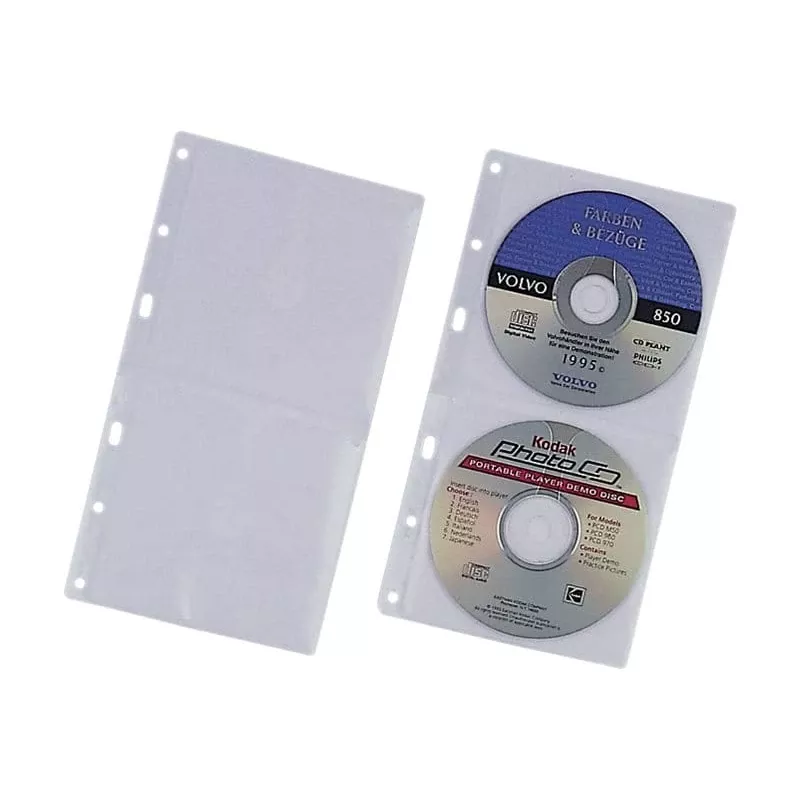 Sleeve-Tasche Durable 5203-19 2 Discs Transparent