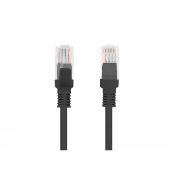 UTP Cat.6 Festes Netzwerkkabel Lanberg Schwarz (Länge: 0,25 m)