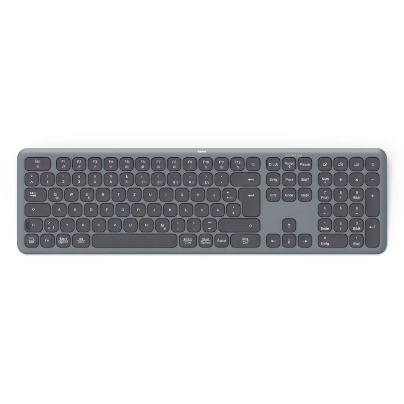 Multi-Device Tastatur- und Maus-Set Schwarz Grau