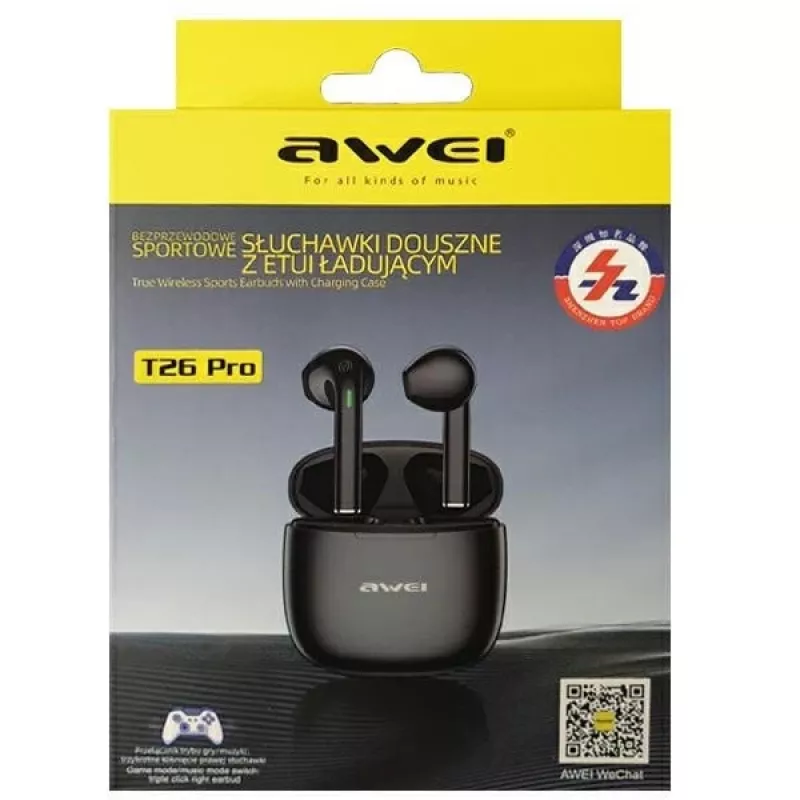 Kopfhörer Wireless Awei T26 Pro Schwarz