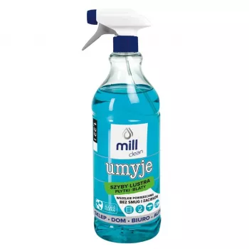 Glas- und Fliesenreiniger Mill CLEAN Umyje, 1,22 L, für Fenster, Spiegel und Keramik