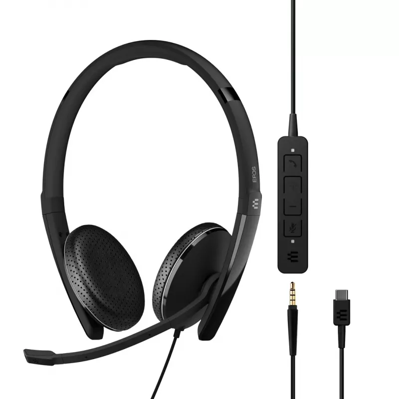 EPOS ADAPT 165 USB-C II Headset Kabelgebunden Kopfbügel Büro/Callcenter USB Typ-C Schwarz