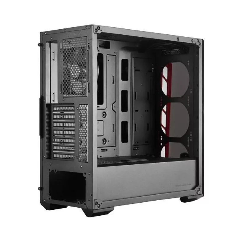 Cooler Master MB520-KGNN-S01 MasterBox 520 Schwarz, ATX, Midi-Tower, randloses transparentes Fenster