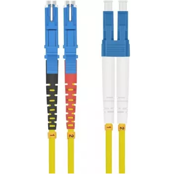 LWL-Patchkabel helos E2000 1 m, 9/125 µm OS2, gelb