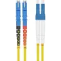 LWL-Patchkabel helos E2000 1 m, 9/125 µm OS2, gelb