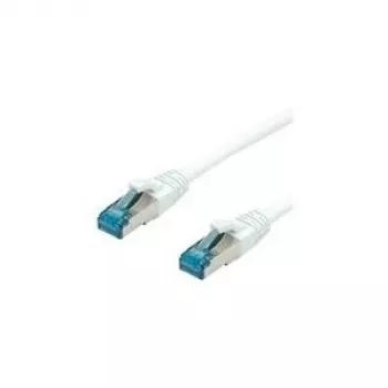 VALUE - Patchkabel - RJ-45 (M) auf RJ-45 (M) - 1,5 m - SFTP, PiMF - CAT 6a - Halogenfrei, vergossen, rastnasenschutz, Litze - Weiß (21.99.1996)