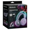 Kabellose Kopfbügel-Kopfhörer DEFENDER Freemotion B651 — binaural, geschlossene Akustik, 20–20000 Hz, 105 dB, USB-C, AUX