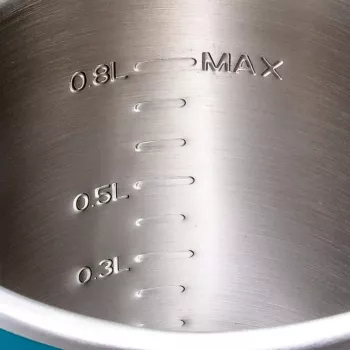 Makita KT001GZ Elektro-Wasserkocher 0,8 L Schwarz, Blau