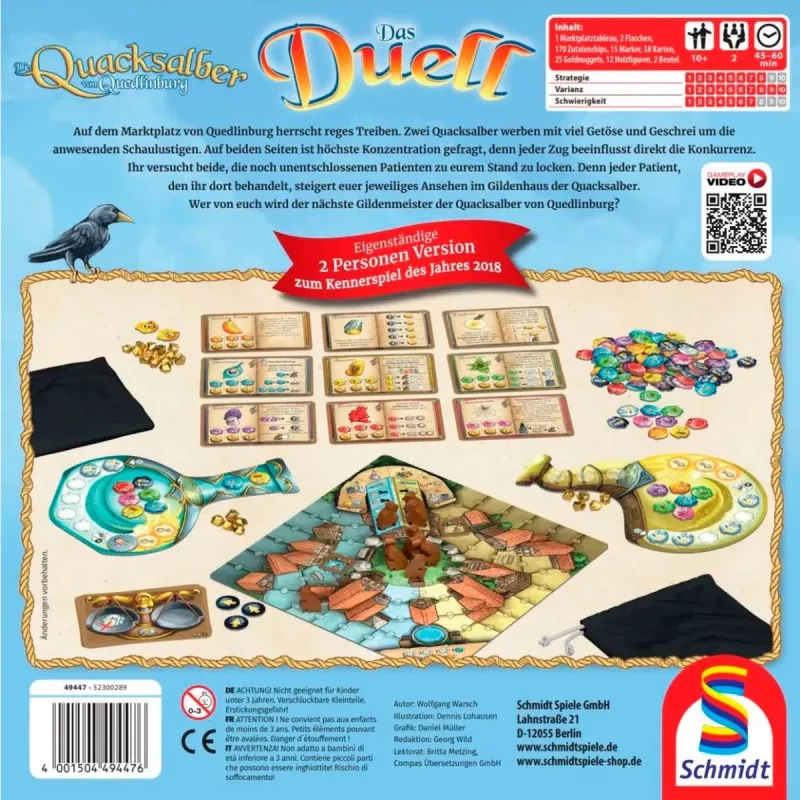Die Quacksalber von Quedlinburg - Das Duell, Brettspiel