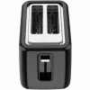 Elektrischer Toaster, schwarz, 220-240V, 50-60Hz, 780-930W, 2 Schlitze, 3 Modi, 7 Bräunungsstufen
