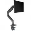 Monitorhalterung DIGITUS Single, Klemme, für bis zu 49 Zoll (124,5 cm), 20 kg, VESA 75x75–100x100, neigbar -20° bis 50°, höhenverstellbar, schwarz