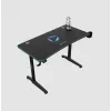 Gaming-Tisch Onex GD1200H — 1200 mm Tischplatte mit Getränkehalter und Headset-Haken