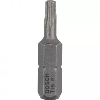 Bosch Schrauberbit extra hart, 3 Stk., Torx, T15, Stahl, T15, 25 mm