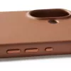 Mujjo Full Leather Case MagSafe Case für iPhone 17 Braun