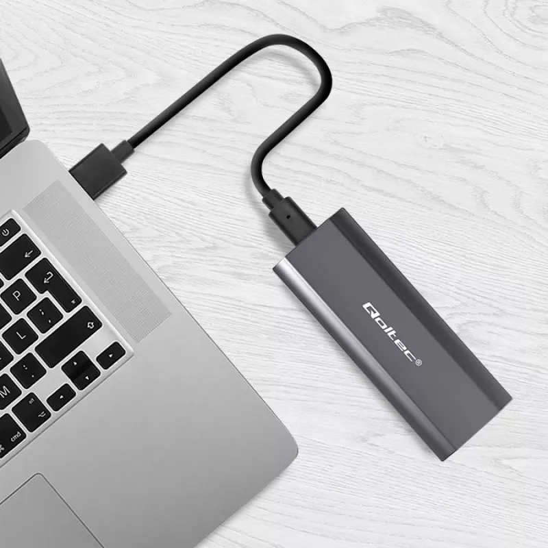 Obudowa | kieszeñ NV2271 na dysk M.2 SSD | SATA | NVMe | USB-C | 2TB