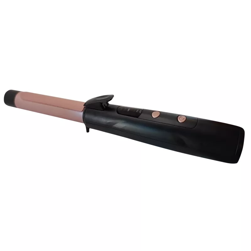 Kabelloser Lockenstab Adler AD 2120 — 2,4 cm Keramik-Turmalin-Aufsatz, LED-Display, bis zu 170–210 °C, wiederaufladbar 2×2600 mAh