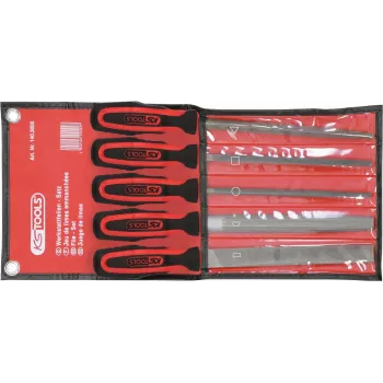 Feilenset ks tools 5-teilig Modell 140.3000 — Metallfeilenset, verschiedene Formen und Größen