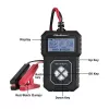 Qoltec Digitaler Batterietester mit LCD | Polnisches Menü | 12V | AGM | GEL | STD | 30-220AH
