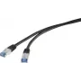 Renkforce RF-4673692 Netzwerkkabel Schwarz 10 m Cat6a S/FTP (S-STP) (RF-4673692)