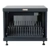 Rack-Regal TECHLY 367652 Kabel-Organizer mit 3M-Klebebefestigung, Stahl, 550×550×410 mm, schwarz