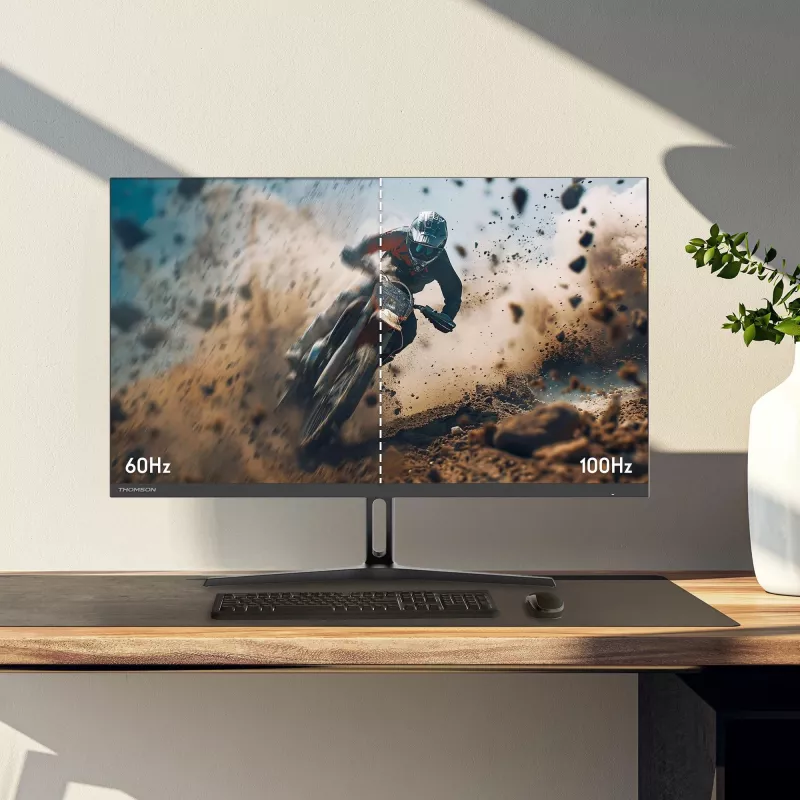 Monitor THOMSON M24FB2Y14 24 Zoll (61 cm) Full HD 1920x1080 VA LED, 14 ms, VESA, Schwarz