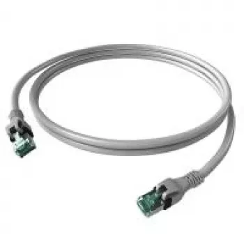 Sacon EasyLan DualBoot PushPull - Patchkabel - RJ-45 (M) zu RJ-45 (M) - 5 m - STP - CAT 6a - IEEE 802.5/IEEE 802.3 - vergossen - Grau (CPP1OAAAAA0050)