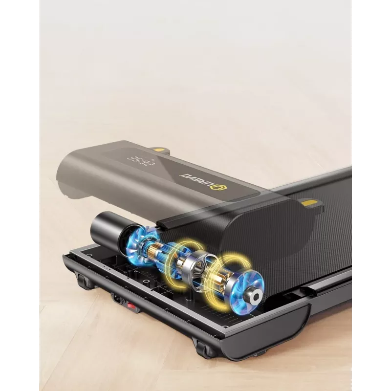 Laufband UREVO Spacewalk SP 1 Lite URTM022 — max. Geschwindigkeit 6 km/h, min. Geschwindigkeit 0,96 km/h, max. Benutzergewicht 120 kg, Lauffläche 400×1024 mm, LED-Anzeige
