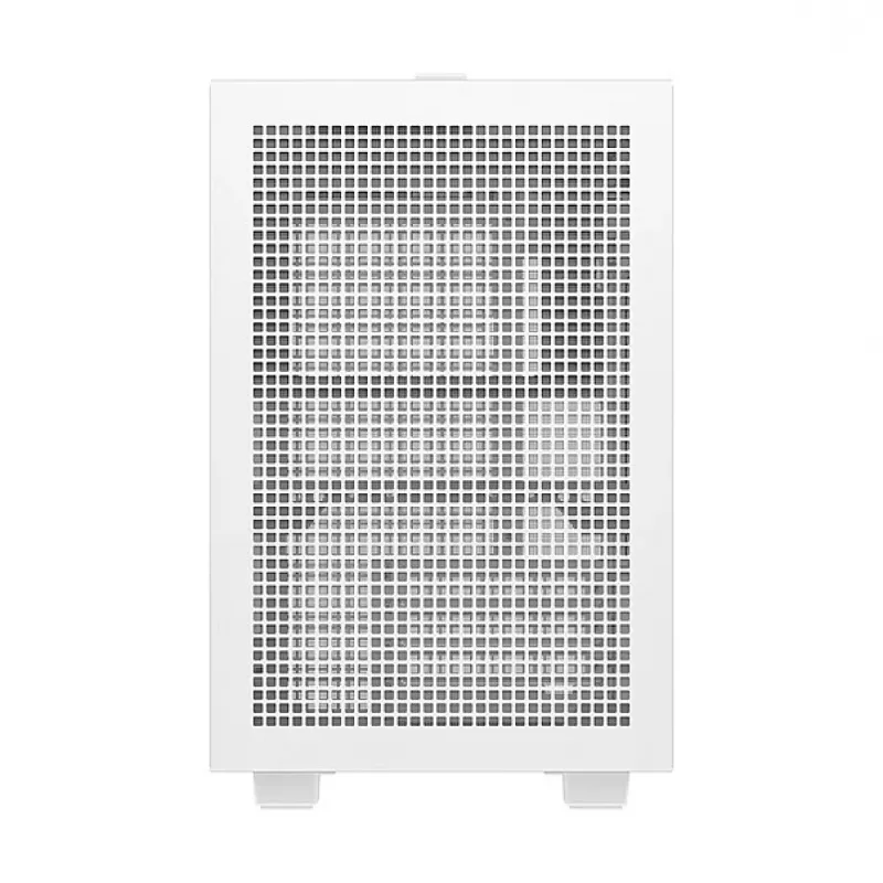 Computergehäuse DeepCool CH160 PLUS WH Small Form Factor weiß, microATX, gehärtetes Glas, USB-C