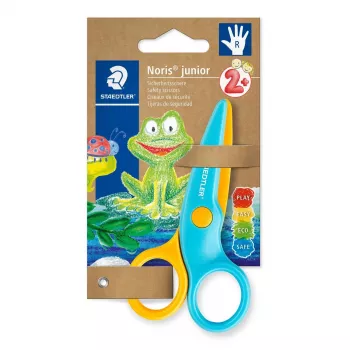 Scheren Staedtler Noris Junior Gerader Schnitt Blau Gelb 100 mm