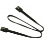 Inter-Tech - SATA-Kabel - Serial ATA 150/300/600 - SATA auf SATA - 50 cm - verriegelt (88885310)
