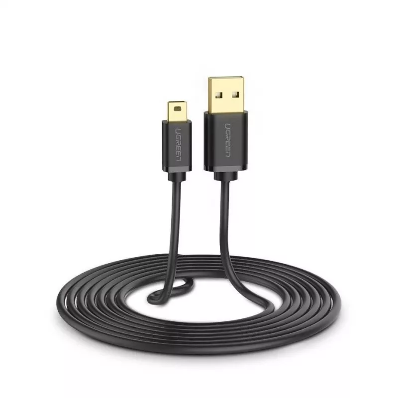Ugreen USB-Kabel - Mini-USB 480 Mbit/s 3 m US132 (schwarz)