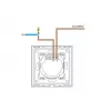 Einzeltouch-Schalter Spring Modell 0 Glas schwarz