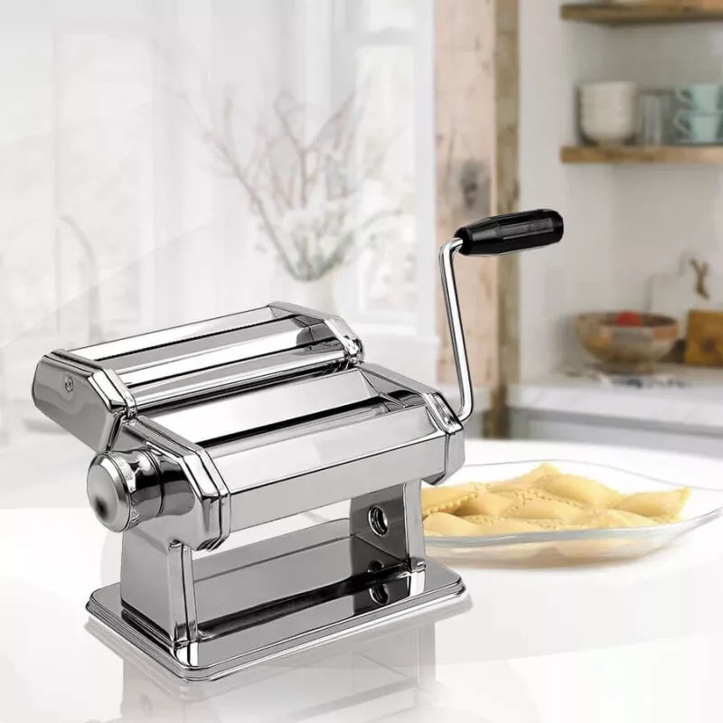 Manuelle Nudelmaschine Maestro MR-1679 – Edelstahl, Handnudelbereiter, zerlegbar, Teile austauschbar