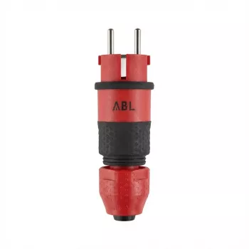 ABL 100000069 Professional Stecker SCHUKO & fr-be 2Elamid-2K rt sv IP54 Typ (100000069)