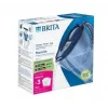 Wasserfilterkanne BRITA Marella 2,4 l mit 3 Pure Performance Kartuschen, Maxtra Pro, blau